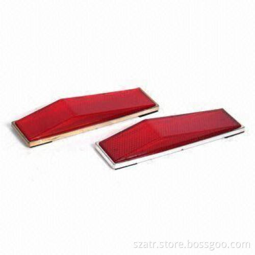 Car Reflector, Made of ABS, Available in Red, White, and Yellow Colors